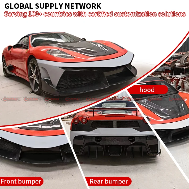 Vor Style Half Carbon Fiber Rear Truck Wing Spolier Racing Lid для Ferrari F430 Автомобильные передние и задние комплекты защиты окружающей среды
Vor Style Half Carbon Fiber Rear Truck Wing Spolier Racing Lid для Ferrari F430 Автомобильные передние и задние комплекты защиты окружающей среды