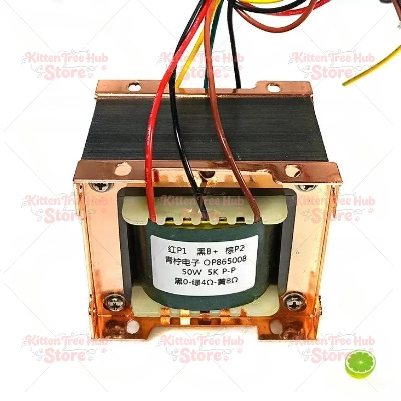 50W Push Pull Output Transformer 5K 0-4-8 for EL34 KT88 6L6 Tube Amp OP865008
50W Push Pull Output Transformer 5K 0-4-8 for EL34 KT88 6L6 Tube Amp OP865008
