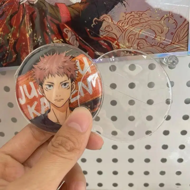 Pin Case Transparent Anime Badge Display Sleeve Protective PVC Badge Protective Sleeve Round Card Storage Case Ita Bag Decor
Pin Case Transparent Anime Badge Display Sleeve Protective PVC Badge Protective Sleeve Round Card Storage Case Ita Bag Decor