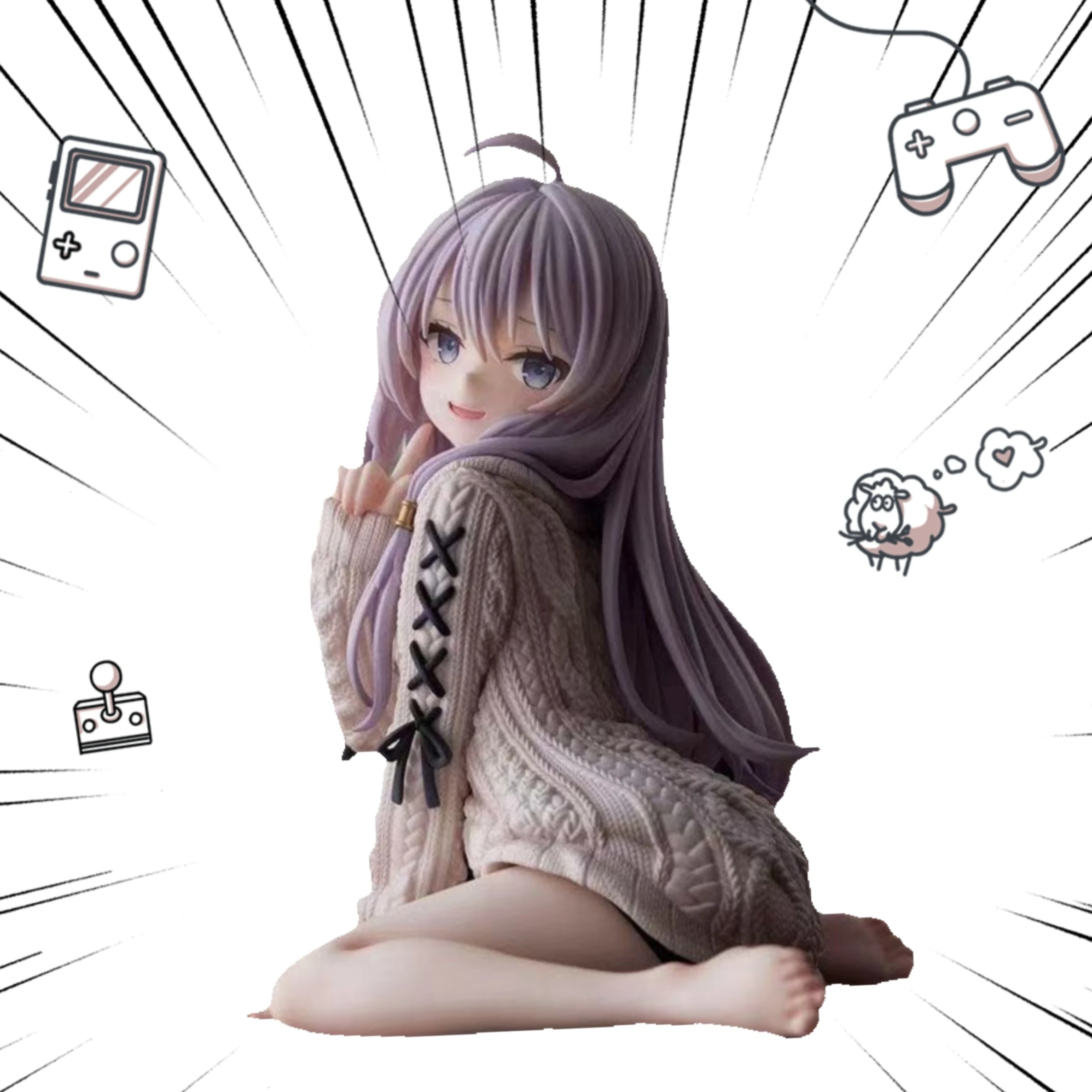 The Journey of Elaina Anime Figures GK Model Elaina Sweater Doll Action Figure Room Decor Gift Toys 13cm
The Journey of Elaina Anime Figures GK Model Elaina Sweater Doll Action Figure Room Decor Gift Toys 13cm