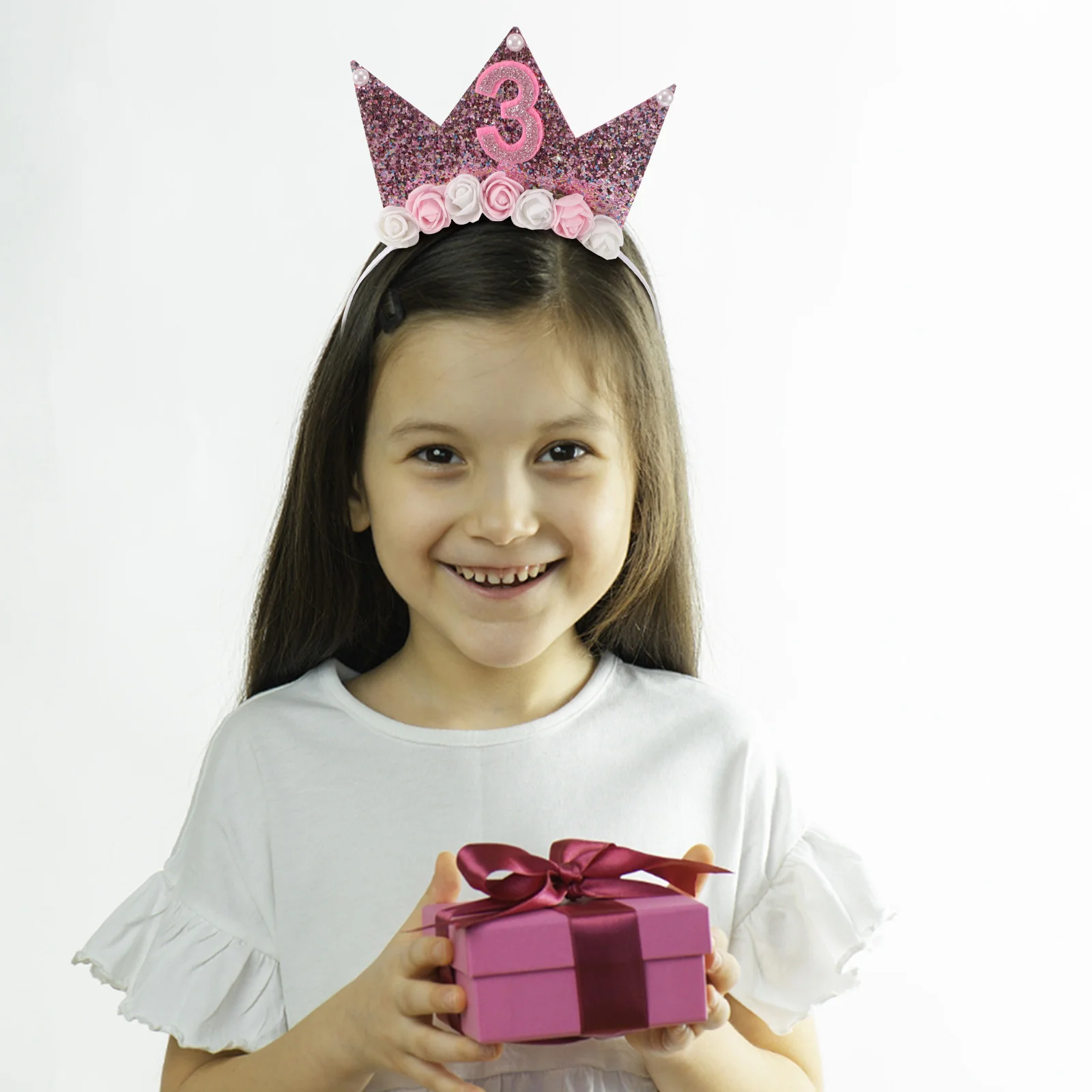 1Set 3rd Birthday Headband Set Pink Sash Crown Girl Outfit Festive Supply Happy Birthday Tiara Crown Tiara 3rd
1Set 3rd Birthday Headband Set Pink Sash Crown Girl Outfit Festive Supply Happy Birthday Tiara Crown Tiara 3rd