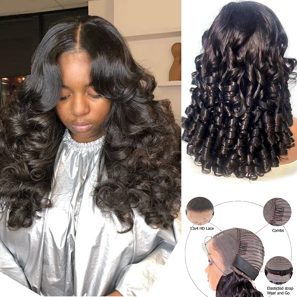 100% Human Hair Super Double Drawn Bouncy Curly 13x4 HD Lace Front Wigs 250 Density Burmese Ombre Loose Wave Lace Frontal Wigs
100% Human Hair Super Double Drawn Bouncy Curly 13x4 HD Lace Front Wigs 250 Density Burmese Ombre Loose Wave Lace Frontal Wigs