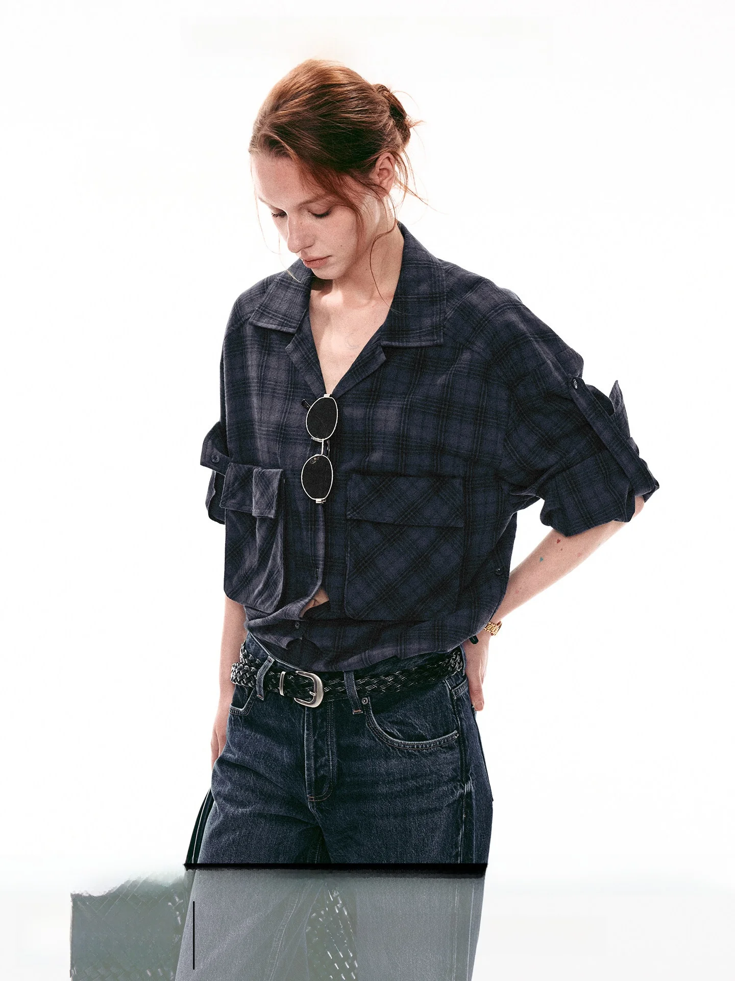 Женская рабочая рубашка Slim Fit с длинным рукавом, элегантным узором и 3D-принтом, коллекция Single Moment Весна 2026
Женская рабочая рубашка Slim Fit с длинным рукавом, элегантным узором и 3D-принтом, коллекция Single Moment Весна 2026