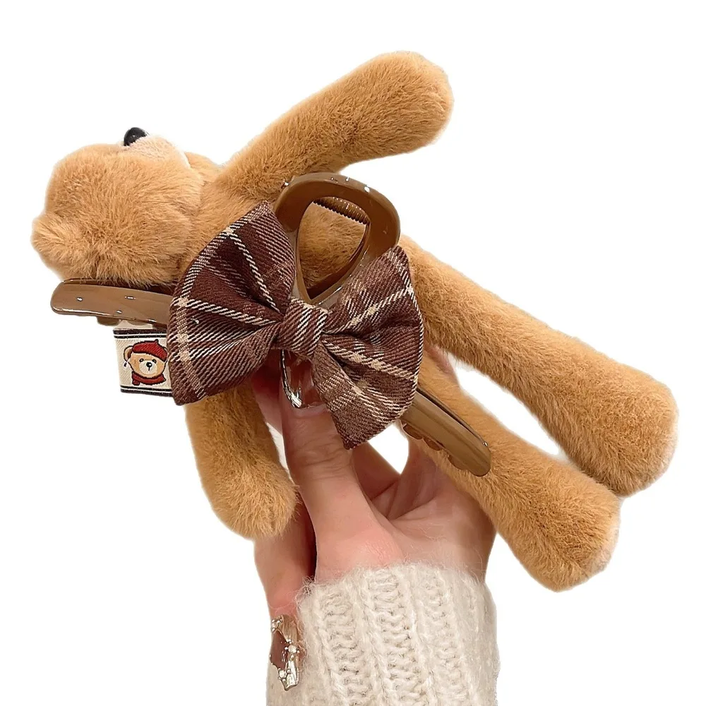 Exquisite Elegant Bear Hair Clip Versatile Lovely Cartoon Plush Hair Claw PC Sweet Cute Hair Accessories Cosplay
Exquisite Elegant Bear Hair Clip Versatile Lovely Cartoon Plush Hair Claw PC Sweet Cute Hair Accessories Cosplay