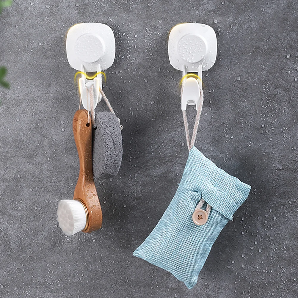 2pcs Suction Cup Hooks No-Drill Reusable Wall Hanger For Bathroom Kitchen Towel Hat Storage Punch-Free Household Hook
2pcs Suction Cup Hooks No-Drill Reusable Wall Hanger For Bathroom Kitchen Towel Hat Storage Punch-Free Household Hook
