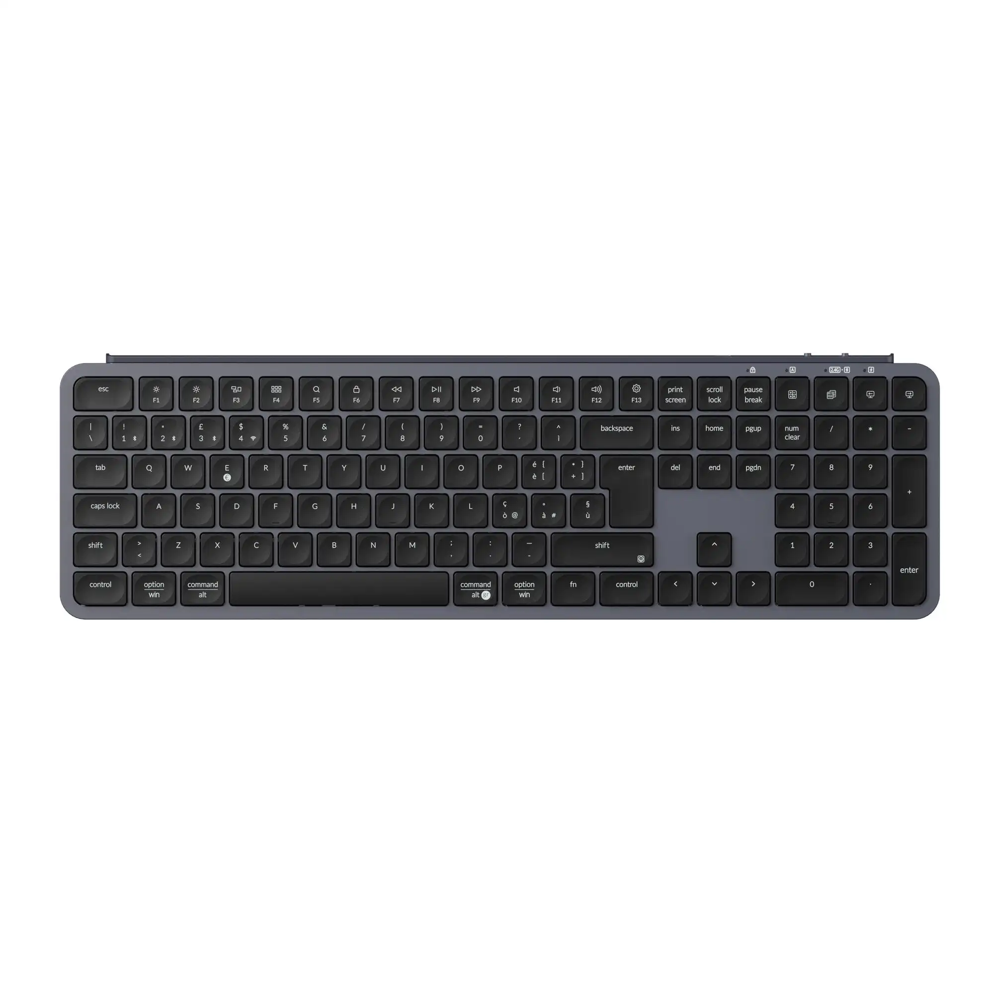Keychron B6 Pro ISO Layout Ультратонкая беспроводная клавиатура Полноразмерная портативная легкая 2,4 ГГц и Bluetooth-соединения
Keychron B6 Pro ISO Layout Ультратонкая беспроводная клавиатура Полноразмерная портативная легкая 2,4 ГГц и Bluetooth-соединения