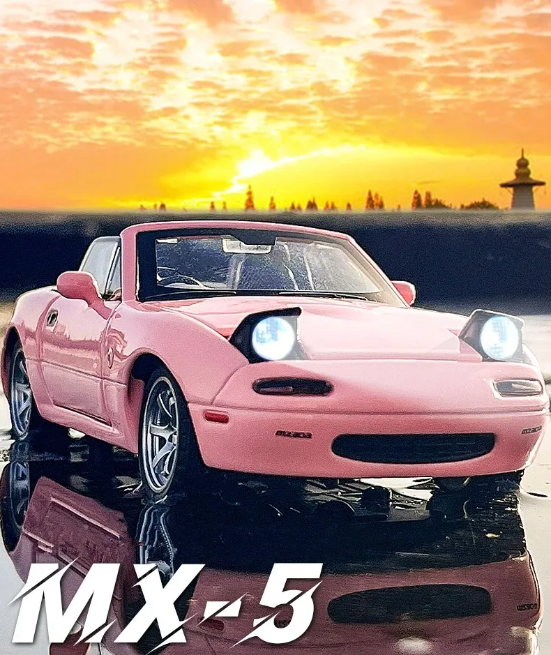 1:32 MAZDA MX-5 Alloy Sports Car Model Diecast Metal Toy Car Vehicle Model High Simulation Sound and Light Collection Kids Gifts
1:32 MAZDA MX-5 Alloy Sports Car Model Diecast Metal Toy Car Vehicle Model High Simulation Sound and Light Collection Kids Gifts