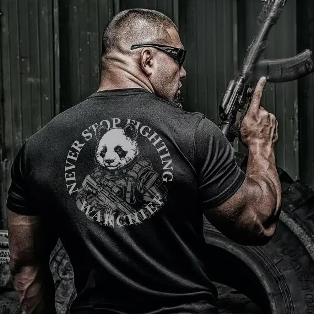 25SS Men'S Breathable Sport panda Graphic Print T-Shirt Leisure Fashion Short Sleeve Cotton T-shirt Summer Brand Streetwear Top
25SS Men'S Breathable Sport panda Graphic Print T-Shirt Leisure Fashion Short Sleeve Cotton T-shirt Summer Brand Streetwear Top