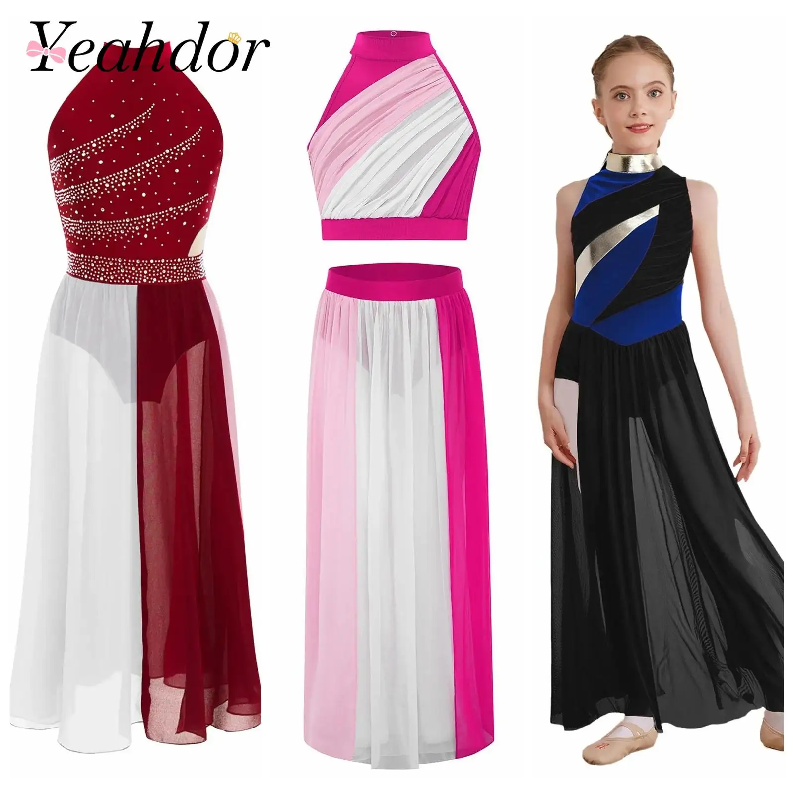 Girls Lyrical Praise Dress Sleeveless Church Worship Liturgical Dance Costumes Ballroom Dancing Children Choir Costume Dancewear
Girls Lyrical Praise Dress Sleeveless Church Worship Liturgical Dance Costumes Ballroom Dancing Children Choir Costume Dancewear