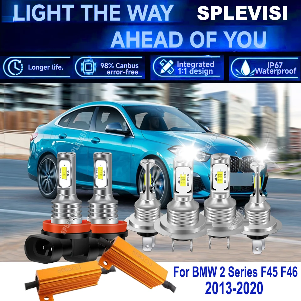499 477 H11 Canbus LED Headlight Fog Bulb improve lifespan up to 50,000 hrs For BMW 2 Series F45 F46 2013 2014 2015 2016-2020
499 477 H11 Canbus LED Headlight Fog Bulb improve lifespan up to 50,000 hrs For BMW 2 Series F45 F46 2013 2014 2015 2016-2020