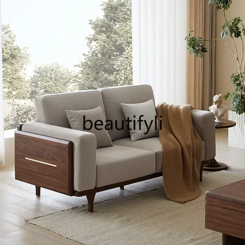 G Walnut sofa antique solid wood sofa combination living room three-person fabric sofa
G Walnut sofa antique solid wood sofa combination living room three-person fabric sofa