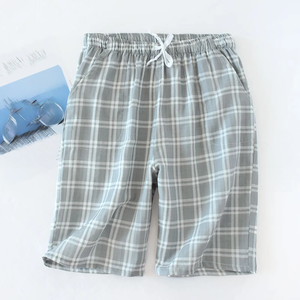 Cotton Men Summer Casual Loose Elastic Waist Plaid Pajama Bottoms Short Pants Sleepwear Drawstring Long Boxershorts
Cotton Men Summer Casual Loose Elastic Waist Plaid Pajama Bottoms Short Pants Sleepwear Drawstring Long Boxershorts