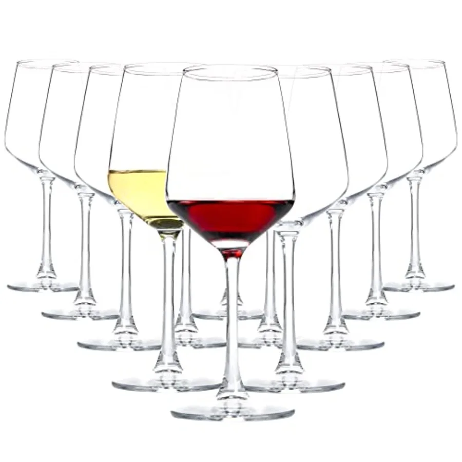 Red/White Wine Glasses Set of 12 12 oz Clear Wine Glasses with Stem Dishwasher Safe
Red/White Wine Glasses Set of 12 12 oz Clear Wine Glasses with Stem Dishwasher Safe