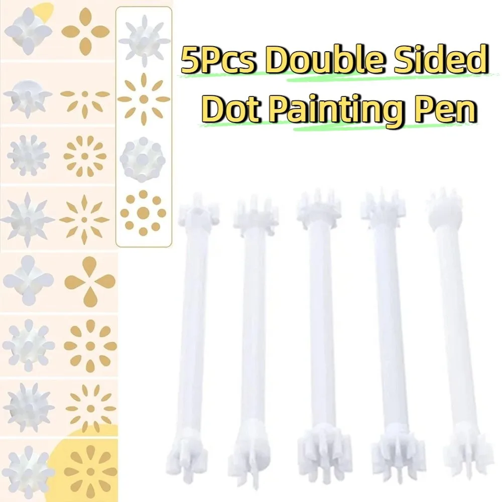 5Pcs 10 Petal Shapes Flower Pattern Dotting Tool Set Double Sided 3D Printed Flower Petal Tools Handmade Easy To Clean
5Pcs 10 Petal Shapes Flower Pattern Dotting Tool Set Double Sided 3D Printed Flower Petal Tools Handmade Easy To Clean