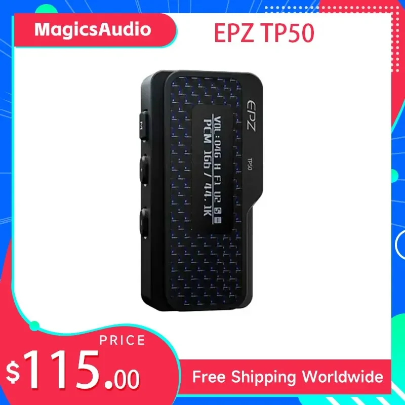 EPZ TP50 High Performance Portable Audio DAC 43198*2 Amp RT6863*2 High-Low Gainadjust 32Bit/768Khz DSD256 3.5MM/4.4MM Output:
EPZ TP50 High Performance Portable Audio DAC 43198*2 Amp RT6863*2 High-Low Gainadjust 32Bit/768Khz DSD256 3.5MM/4.4MM Output: