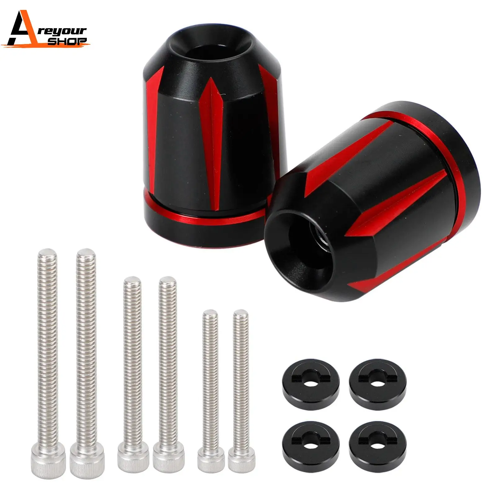 Areyourshop CNC Handlebar Ends Weight For Honda CB 350 300 650 R CBR 250 400 500 600 RR Motor Accessories
Areyourshop CNC Handlebar Ends Weight For Honda CB 350 300 650 R CBR 250 400 500 600 RR Motor Accessories