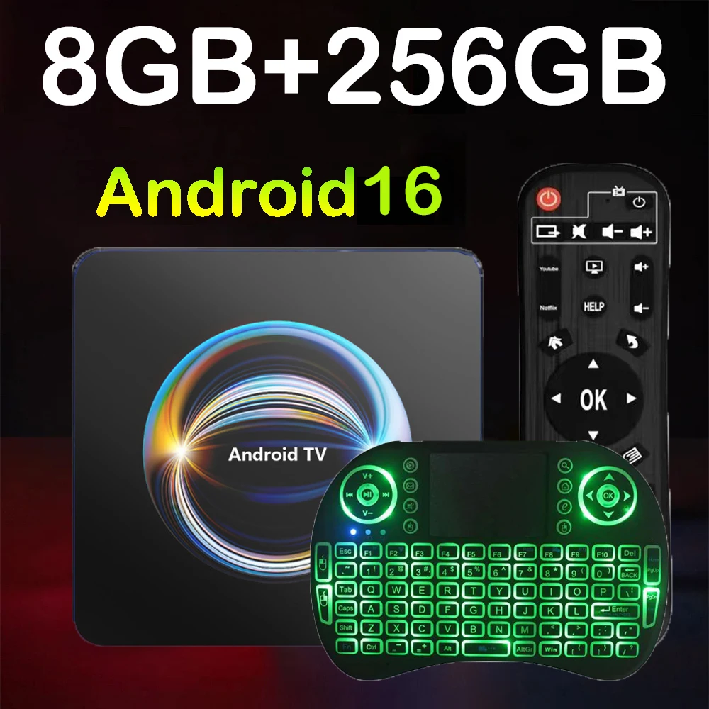 Android16 X66 TV Box 8K Ram 8GB Rom 128GB 256GB RK3528 Dual Wifi 5G Google Assistant Wifi6 Set Top Box Android 16 Media Player
Android16 X66 TV Box 8K Ram 8GB Rom 128GB 256GB RK3528 Dual Wifi 5G Google Assistant Wifi6 Set Top Box Android 16 Media Player