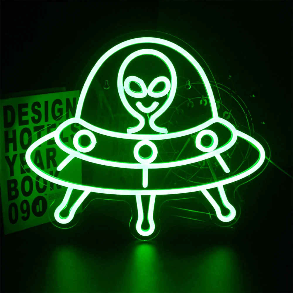 Green Alien Led Neon Sign Light Wall Decor USB Powered Neon Spacecraft Alien Gifts for Kids Space Game Birthday Neon Decor
Green Alien Led Neon Sign Light Wall Decor USB Powered Neon Spacecraft Alien Gifts for Kids Space Game Birthday Neon Decor