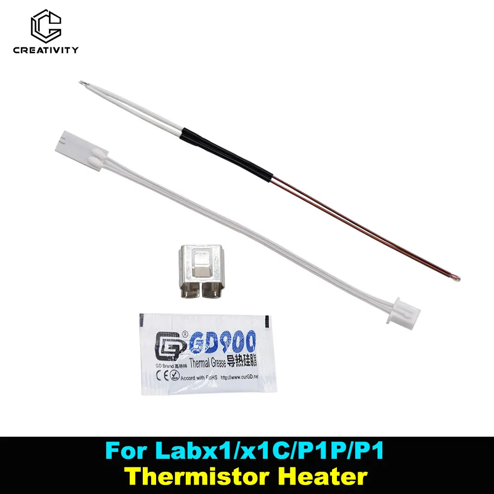For P1P P1S Thermistor Cartridge Ceramic Heater Fit Bambulabs X1,X1 Carbon Thermistor with GH1.25 Terminal Bamboo Heat Rod
For P1P P1S Thermistor Cartridge Ceramic Heater Fit Bambulabs X1,X1 Carbon Thermistor with GH1.25 Terminal Bamboo Heat Rod