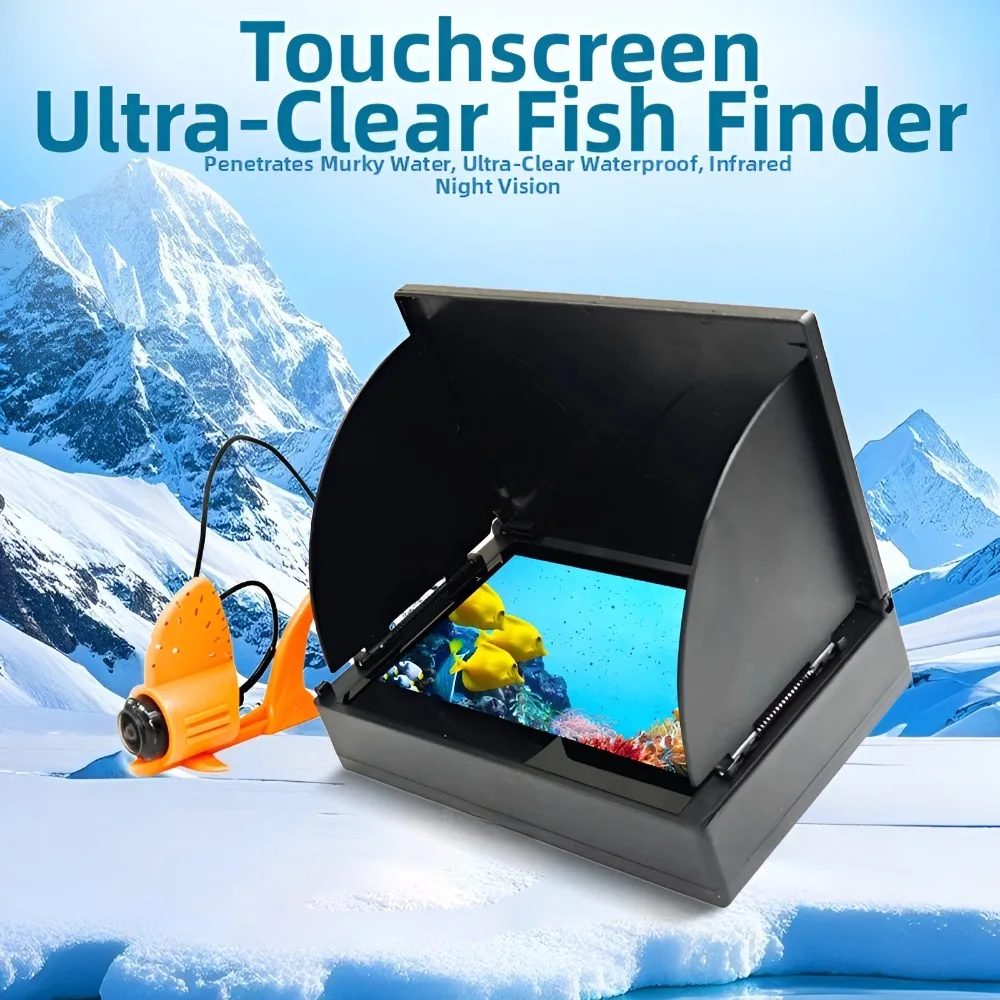 1080P Underwater Fishing Camera 6" 4K Touch Screen Monitor Fish Finder 220° Waterproof Night Vision DVR for Ice Boat Sea Fishing
1080P Underwater Fishing Camera 6" 4K Touch Screen Monitor Fish Finder 220° Waterproof Night Vision DVR for Ice Boat Sea Fishing