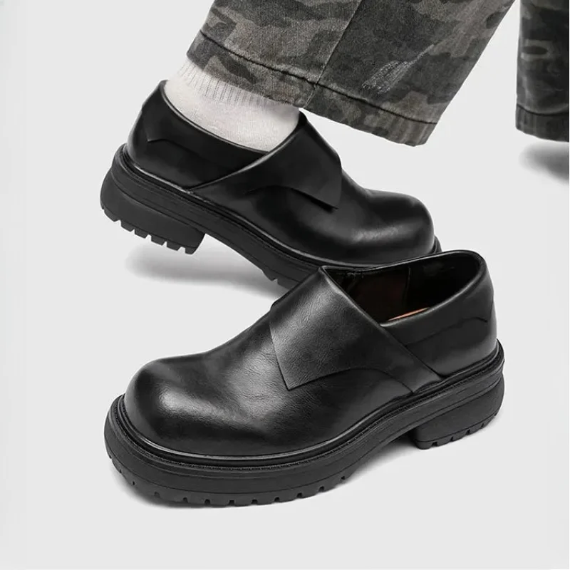 2026 New Genuine Leather Thick-Soled Height-Increasing Big-Toe Commuting Black Men's Casual Derby Shoes
2026 New Genuine Leather Thick-Soled Height-Increasing Big-Toe Commuting Black Men's Casual Derby Shoes