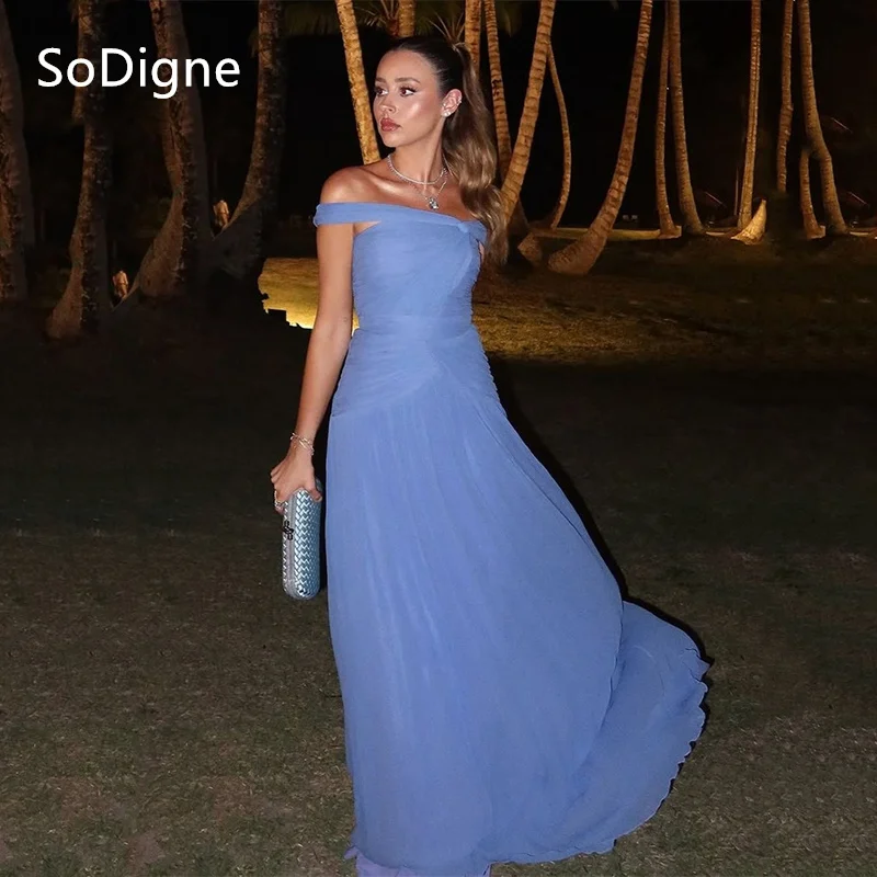 SoDigne A-Line Prom Dresses Strapless Off Should Pleated Spring Party Dress Backless Floor-Length Evening Gowns 2025 Customized
SoDigne A-Line Prom Dresses Strapless Off Should Pleated Spring Party Dress Backless Floor-Length Evening Gowns 2025 Customized