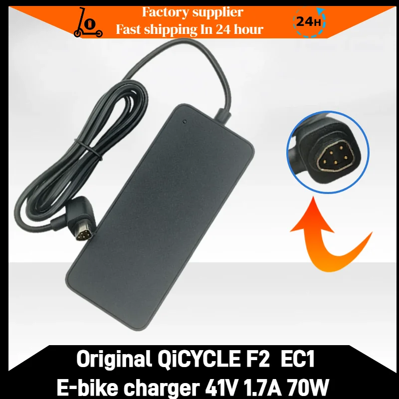 Original 41V 2A Battery Charger EU AU UK US Replacement Parts for Xiaomis Qicycle EC1 F2 Electric Bicycle E-Bike Power Adapter
Original 41V 2A Battery Charger EU AU UK US Replacement Parts for Xiaomis Qicycle EC1 F2 Electric Bicycle E-Bike Power Adapter