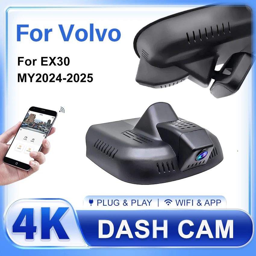 For Volvo EX30 2024 2025 Front and Rear 4K Dash Cam for Car Camera Recorder Dashcam WIFI Car Dvr Recording Devices
For Volvo EX30 2024 2025 Front and Rear 4K Dash Cam for Car Camera Recorder Dashcam WIFI Car Dvr Recording Devices