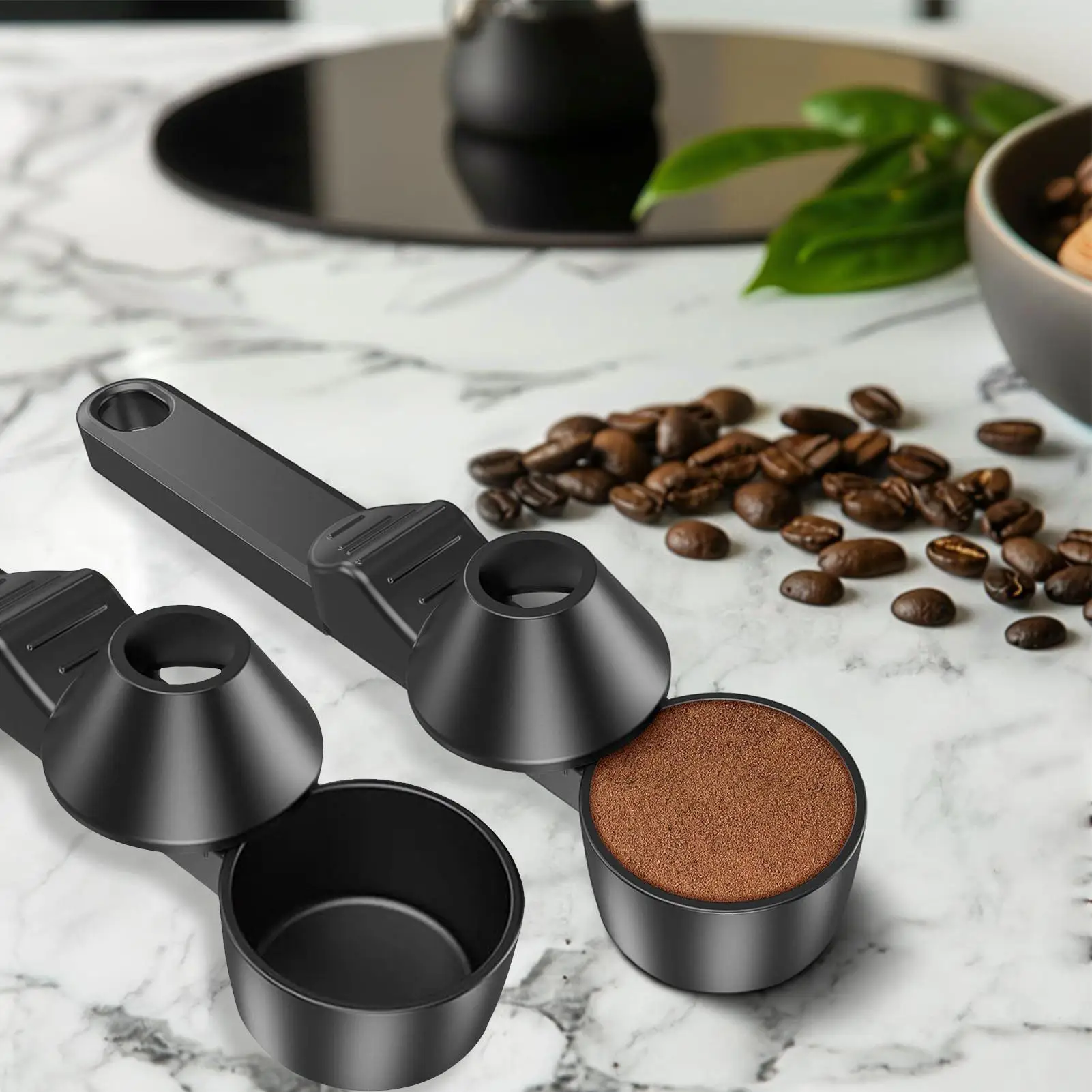 Coffee Scoop 2 Pieces Coffee Scooper with Funnel Adjustable Spoon for Protein Powder Measuring Travel Home Brewing Tea Prep Shop
Coffee Scoop 2 Pieces Coffee Scooper with Funnel Adjustable Spoon for Protein Powder Measuring Travel Home Brewing Tea Prep Shop