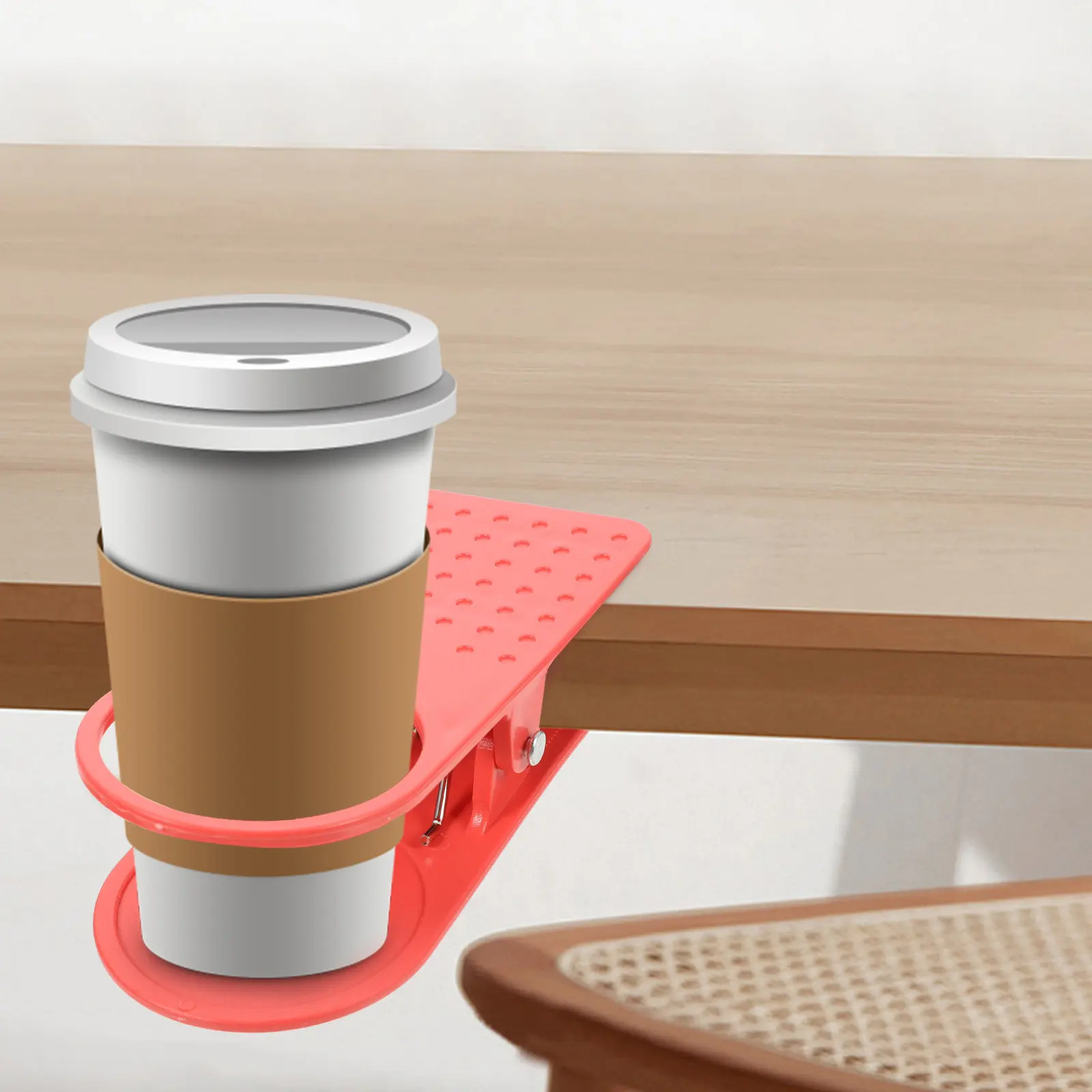 Plastic Clip on Table Cup Clamp Holder Random Color Clip on Desk Cup Holder for Home Office Fastfood Restaurant
Plastic Clip on Table Cup Clamp Holder Random Color Clip on Desk Cup Holder for Home Office Fastfood Restaurant