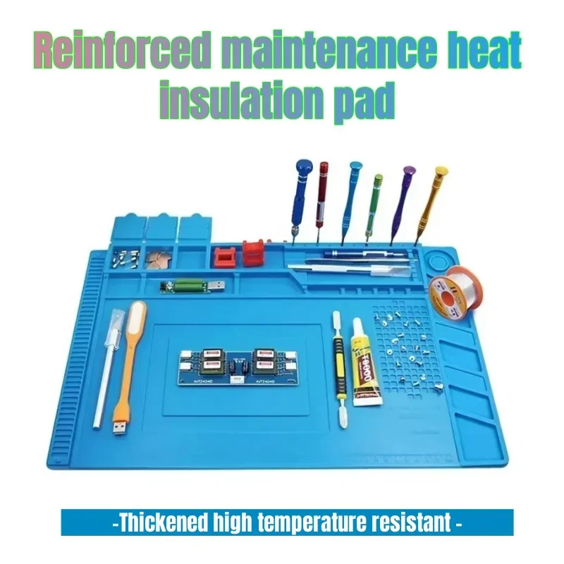 Magnetic Mat Silicone Work Mat Soldering Station Mat Heat Resistant 932°F Anti-Static for Electronic Phone Laptop Watch Repair
Magnetic Mat Silicone Work Mat Soldering Station Mat Heat Resistant 932°F Anti-Static for Electronic Phone Laptop Watch Repair