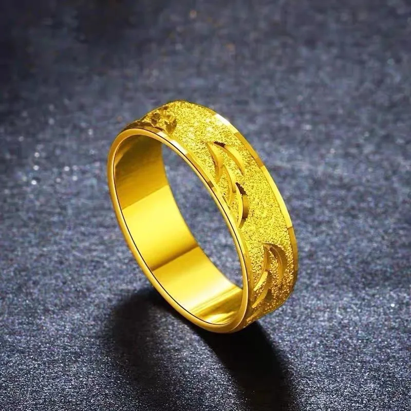 Luxury 24K 9999 Pure Gold real gold Men and women couples meteor shower ring
Luxury 24K 9999 Pure Gold real gold Men and women couples meteor shower ring