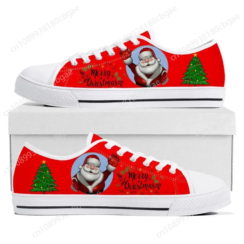 White Snowflake Red Christmas Low Top Sneakers Mens Womens Teenager Canvas High Quality Sneaker Couple Shoes Custom White Shoe
White Snowflake Red Christmas Low Top Sneakers Mens Womens Teenager Canvas High Quality Sneaker Couple Shoes Custom White Shoe