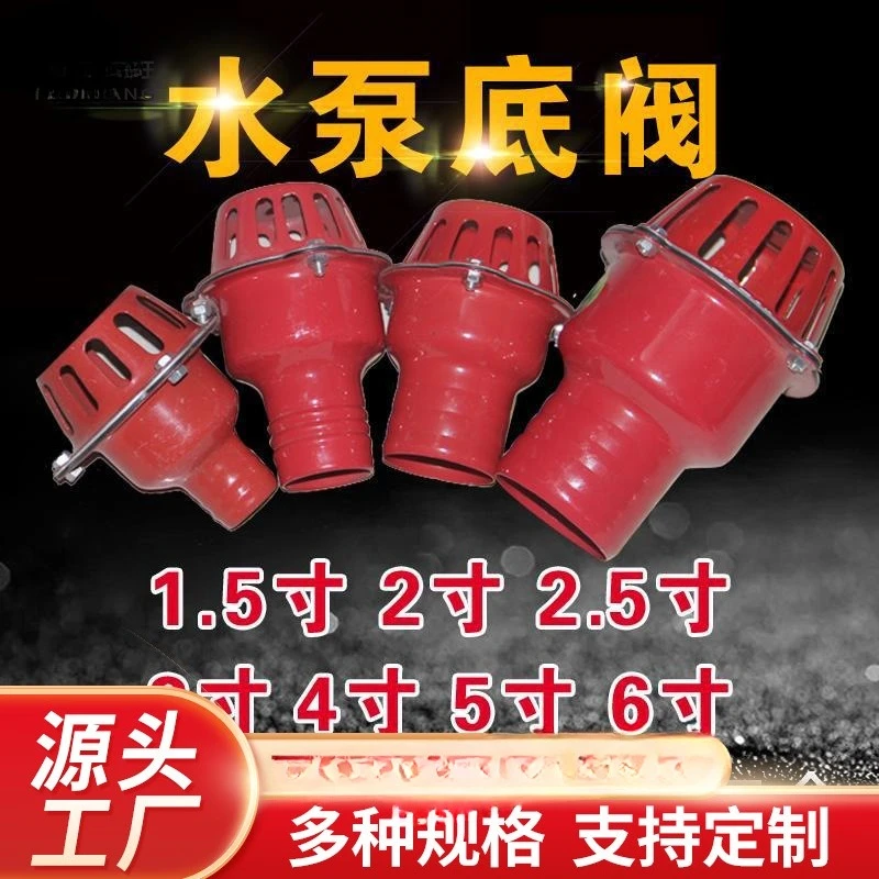 Self suction pump bottom valve check valve one-way filter screen iron cage head 2 inches 3 inches 4 inches
Self suction pump bottom valve check valve one-way filter screen iron cage head 2 inches 3 inches 4 inches