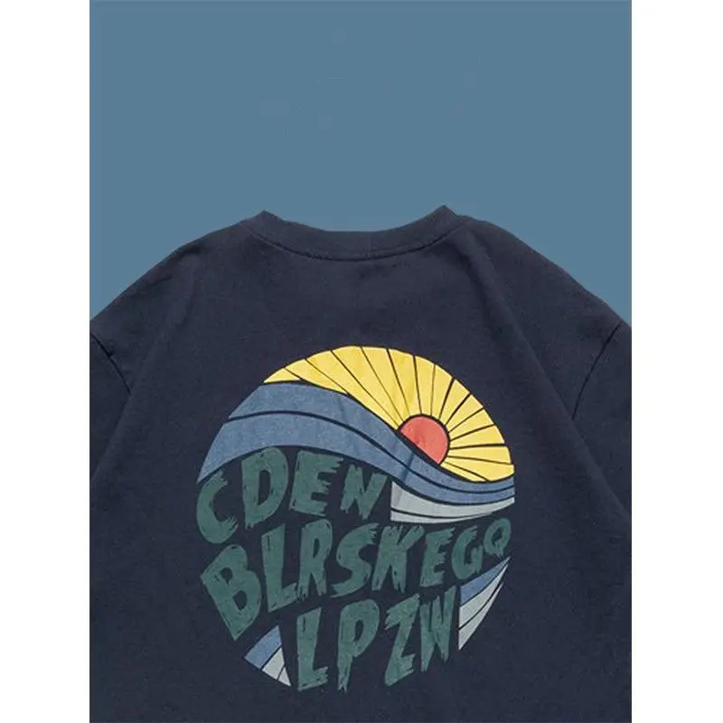 American trendy brand printed T-shirt for men summer new pure cotton couple T-shirt short-sleeved women's loose casual y2k tops
American trendy brand printed T-shirt for men summer new pure cotton couple T-shirt short-sleeved women's loose casual y2k tops