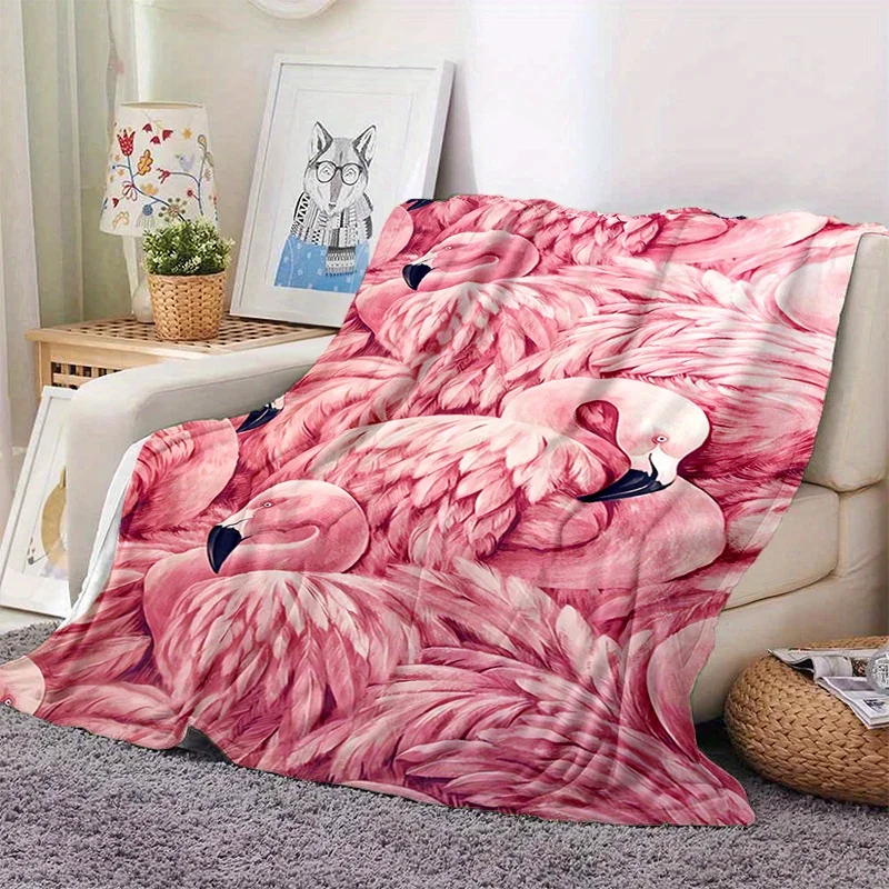 Soft and Warm Stylish Pink Flamingo Printed Blanket for Couches, Offices, Beds,Camping, Travel - A Perfect Gift for All Seasons
Soft and Warm Stylish Pink Flamingo Printed Blanket for Couches, Offices, Beds,Camping, Travel - A Perfect Gift for All Seasons