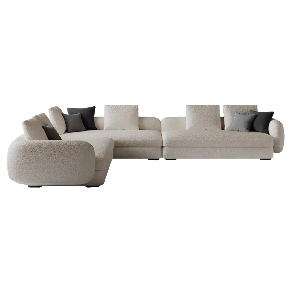 Italian sofa special-shaped living room curved large flat floor small apartment corner sofa combination
Italian sofa special-shaped living room curved large flat floor small apartment corner sofa combination