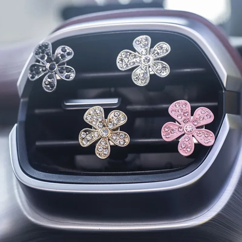 Car Air Freshener Diffuser Charms Car Interior Decor Rhinestone Diamond Crystal Flower Car Air Outlet Perfume Clip Accessories
Car Air Freshener Diffuser Charms Car Interior Decor Rhinestone Diamond Crystal Flower Car Air Outlet Perfume Clip Accessories