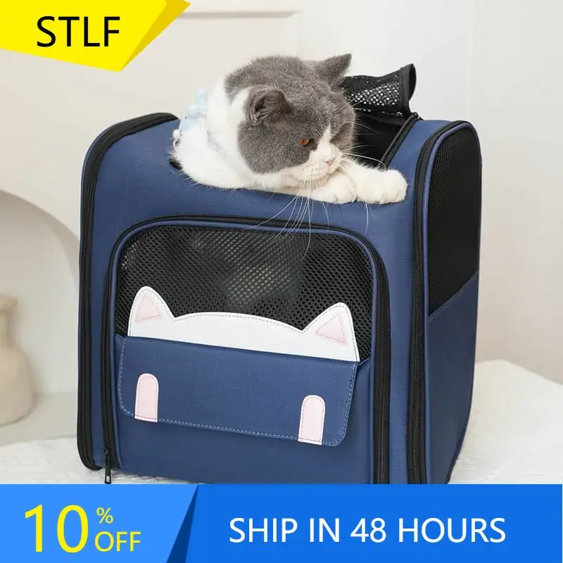 STLFPet Cat Carrier Outdoor All-Season Universal Convenient Backpack Handheld Large Space Comfortable Breathable
STLFPet Cat Carrier Outdoor All-Season Universal Convenient Backpack Handheld Large Space Comfortable Breathable