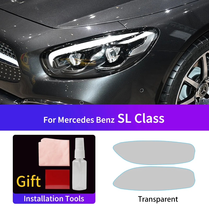 Suitable for SL Class car headlight fog tail light film,Color changing film protective stickers
Suitable for SL Class car headlight fog tail light film,Color changing film protective stickers