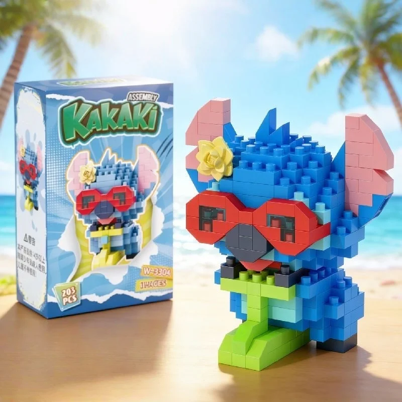 Disney Anime Kawaii Building Blocks Stitch Cartoon Mini Action Building Bricks DIY Toys Assemble Birthday Gift Room Decoration
Disney Anime Kawaii Building Blocks Stitch Cartoon Mini Action Building Bricks DIY Toys Assemble Birthday Gift Room Decoration