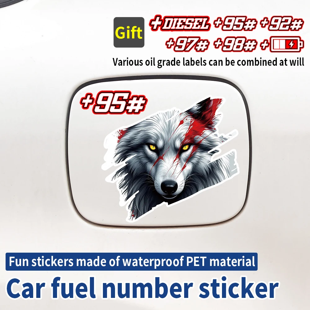 Wolf Car Stickers Auto Fuel Tank Cap Cover Scratch Waterproof Vinyl Diesel and Gasoline Decals Fuel Number Sticker Accessories 
Wolf Car Stickers Auto Fuel Tank Cap Cover Scratch Waterproof Vinyl Diesel and Gasoline Decals Fuel Number Sticker Accessories