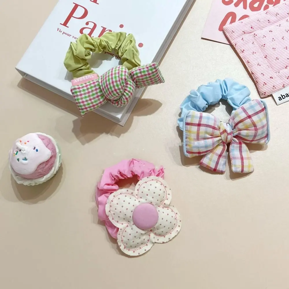 Korean Style Bowknot Hair Rope Ponytail Holder Plaid Sweet Hair Ring Flower Hair Accessories Polka Dot Hair Tie Rubber Bands
Korean Style Bowknot Hair Rope Ponytail Holder Plaid Sweet Hair Ring Flower Hair Accessories Polka Dot Hair Tie Rubber Bands