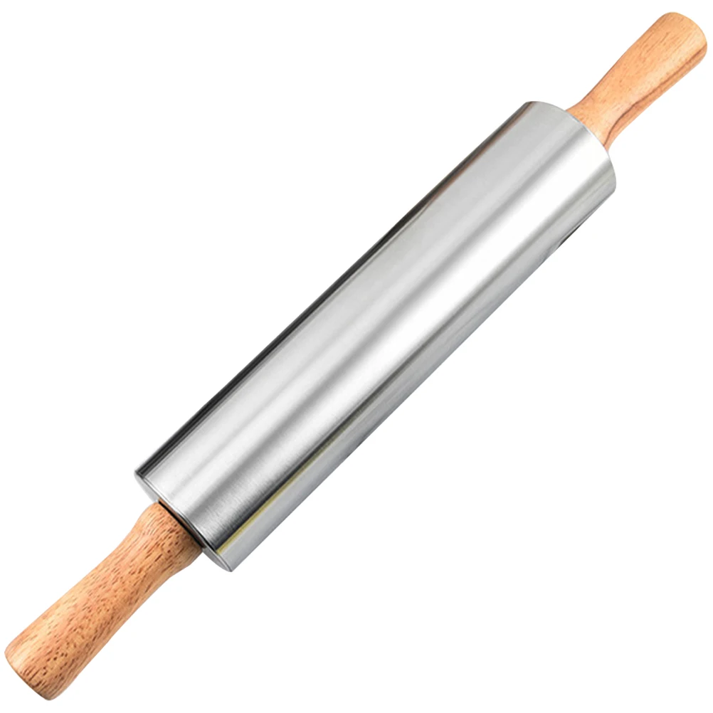 Stainless Steel Rolling Pin 43 4cm Bread Rollers Baking Pastry Fudge Pizza Dough Kitchen Tools Flour Sticks Strong
Stainless Steel Rolling Pin 43 4cm Bread Rollers Baking Pastry Fudge Pizza Dough Kitchen Tools Flour Sticks Strong