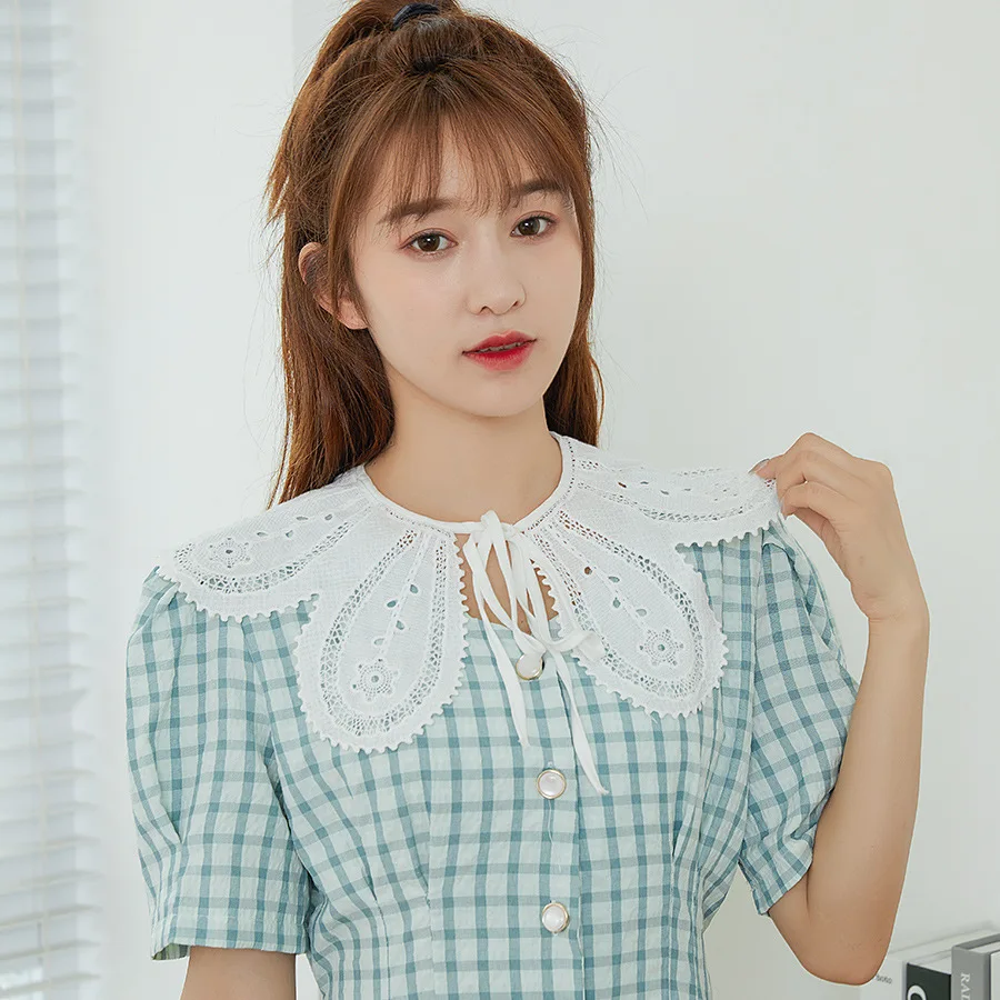 Women White Fake Collar Shawl Solid Color Detachable Lace Floral Embroidered Removable Fake Collars Faux Collar Dropship
Women White Fake Collar Shawl Solid Color Detachable Lace Floral Embroidered Removable Fake Collars Faux Collar Dropship