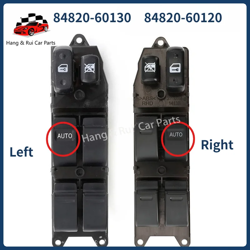 84820-60130 84820-60120 For Toyota Land Cruiser 100 DOHC Electric Power Car Window Master Switch 1998-2002
84820-60130 84820-60120 For Toyota Land Cruiser 100 DOHC Electric Power Car Window Master Switch 1998-2002