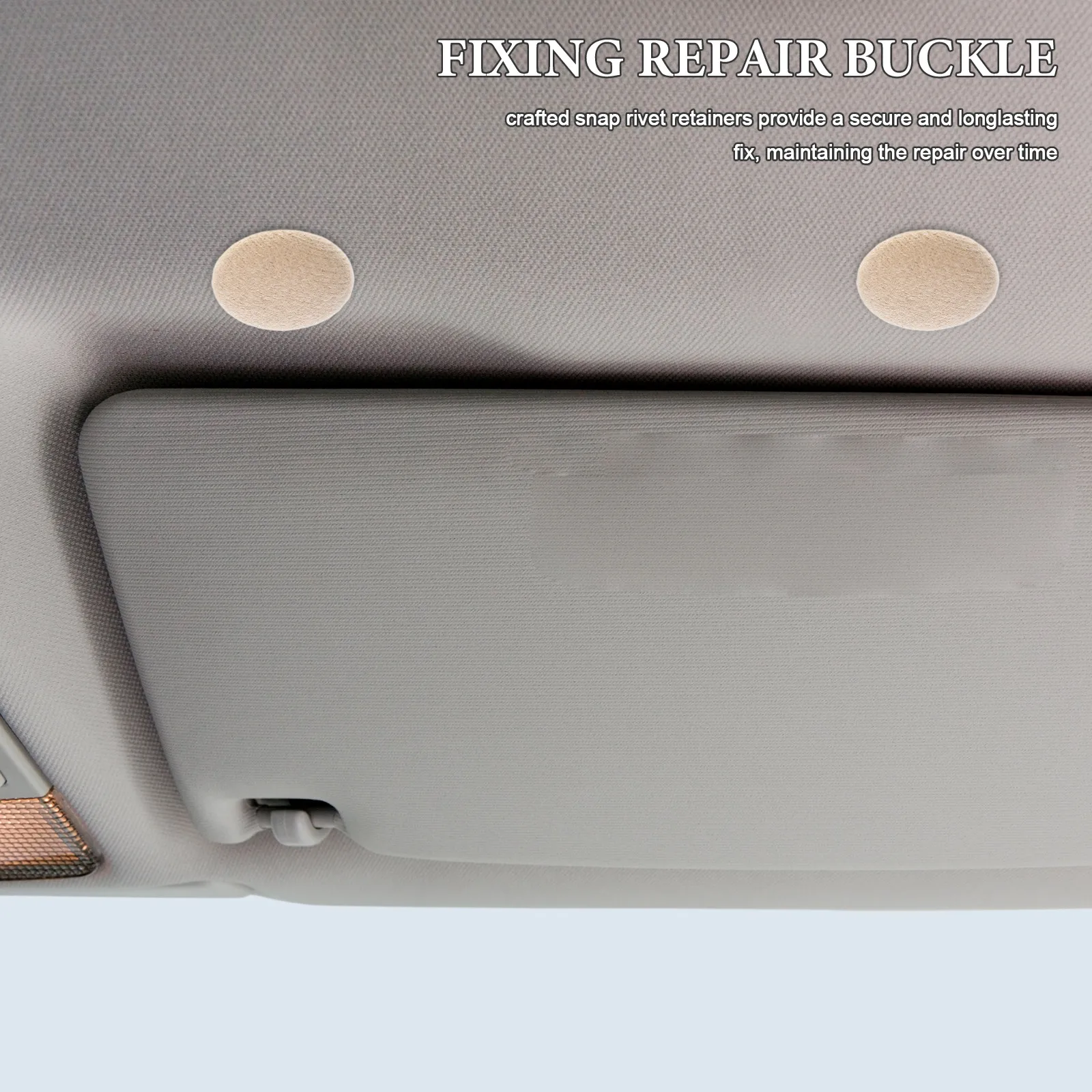 12 Sets Car Roof Snap Rivet Retainer Headliner Repair Button Pin Interior Ceiling Cloth Fixing Repair Buckle Automotive Beige
12 Sets Car Roof Snap Rivet Retainer Headliner Repair Button Pin Interior Ceiling Cloth Fixing Repair Buckle Automotive Beige