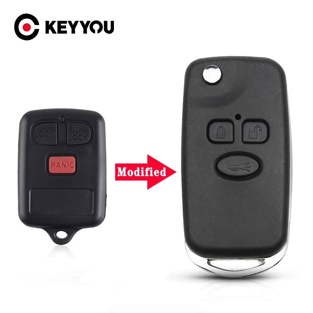 KEYYOU Modified 3 Buttons Remote Key Shell Case Fob For BYD F3 F3R Fob Filp Folding Car Key Case Cover
KEYYOU Modified 3 Buttons Remote Key Shell Case Fob For BYD F3 F3R Fob Filp Folding Car Key Case Cover