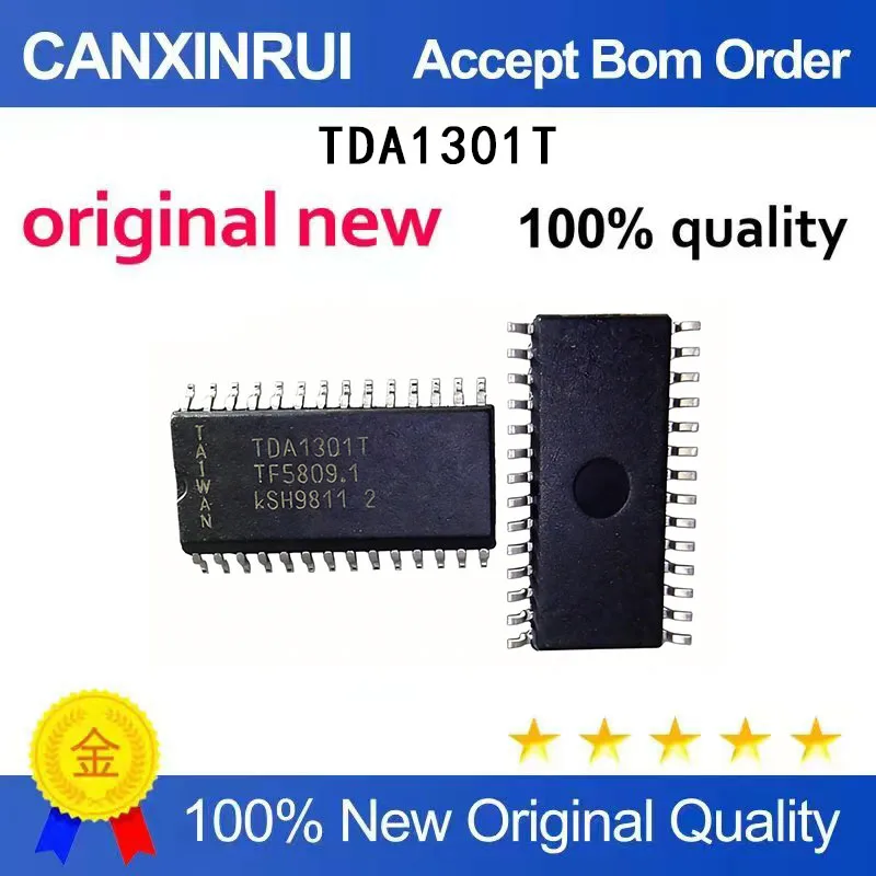 (5-100 pieces)Brand new original TDA1301T TDA1301T SOP-28 processor chip IC in stock
(5-100 pieces)Brand new original TDA1301T TDA1301T SOP-28 processor chip IC in stock