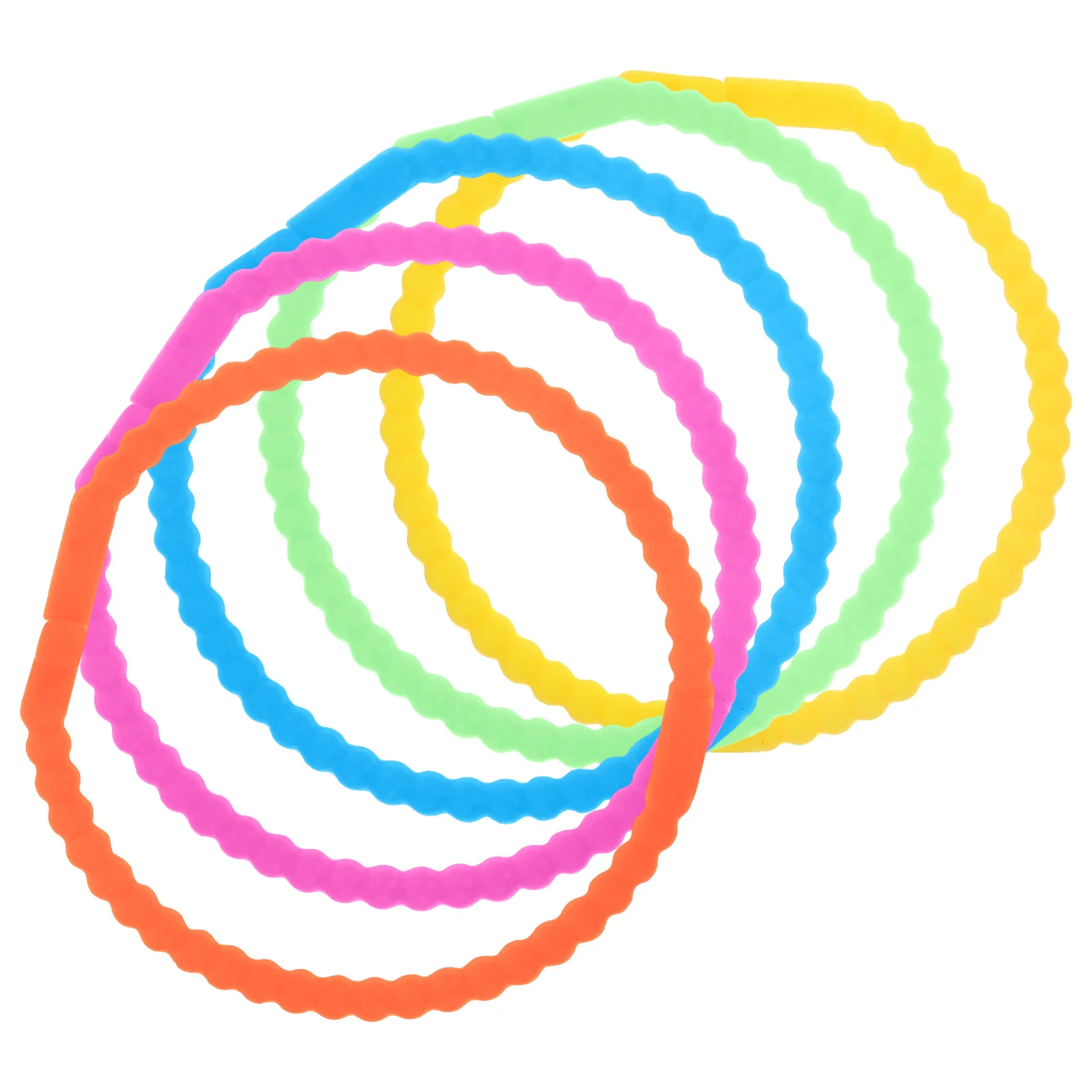 5Pcs Colored Silicone Wristbands Soft Elastic Bracelets Multicolor Wrist Straps for Party Outdoor Sports DIY Decoration Fashion
5Pcs Colored Silicone Wristbands Soft Elastic Bracelets Multicolor Wrist Straps for Party Outdoor Sports DIY Decoration Fashion